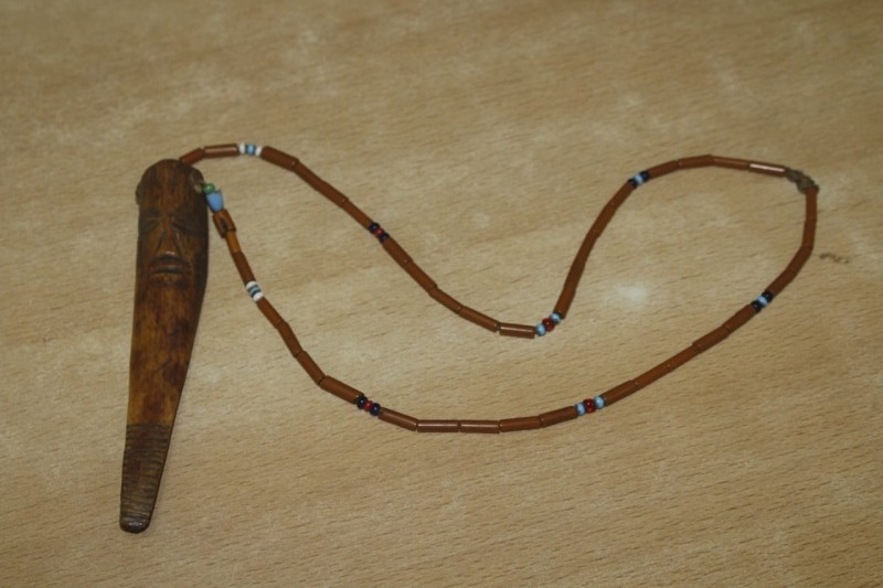The Naga necklace which was received at the State Museum, Kohima on November 5.